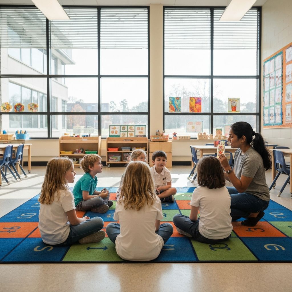 Enfants qui apprennent dans une salle de classe